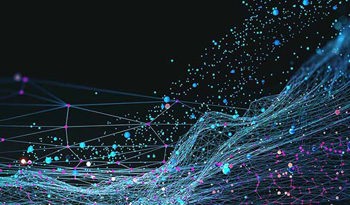 abstract image of a data visualization