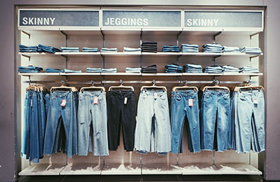 clothing store display
