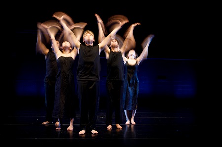 Dance performance on the UW campus.